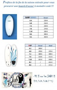 Surf fin de saison